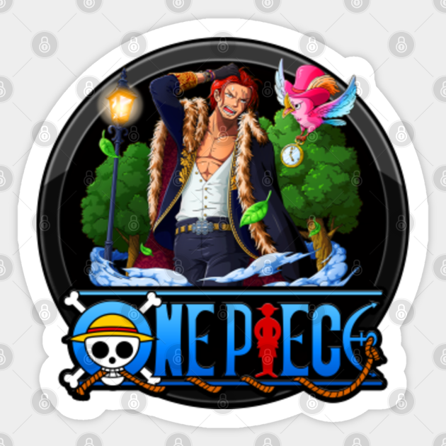 ONE PIECE - SHANKS - One Piece - Sticker | TeePublic