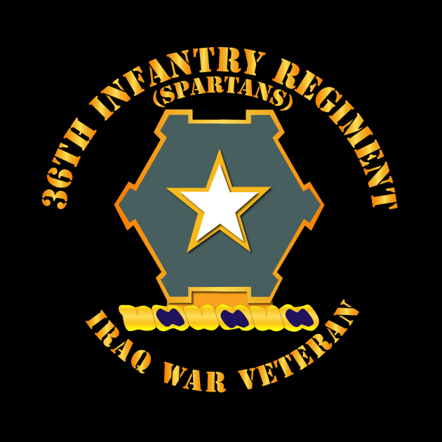 36th Infantry Regt DUI - Spartans - Iraq War Vet by twix123844