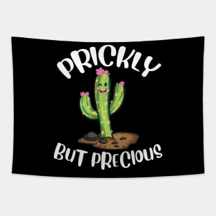 Prickly But Precious | Funny Cacti Gift | Cute Girls Cactus Tapestry