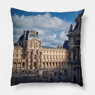 Louvre, Paris, France Pillow