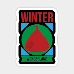 Winter Wonderland T Shirt For Women Men Magnet