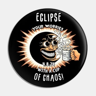 Eclipse Your Worries with a Cup of Chaos Pin