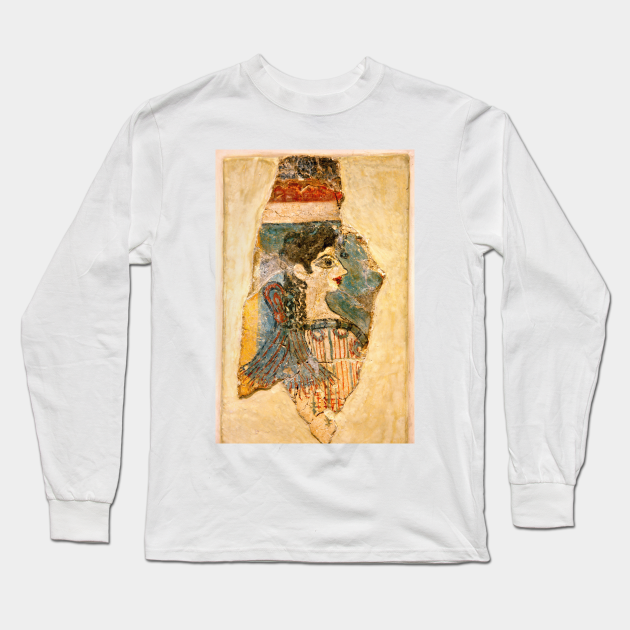 banner anspore Tænk fremad La Parisienne" from Minoan Crete - Greece - Long Sleeve T-Shirt | TeePublic