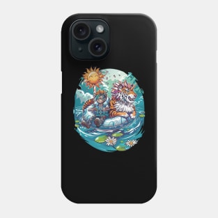 Calvin and Hobbes Wild Wagon Phone Case