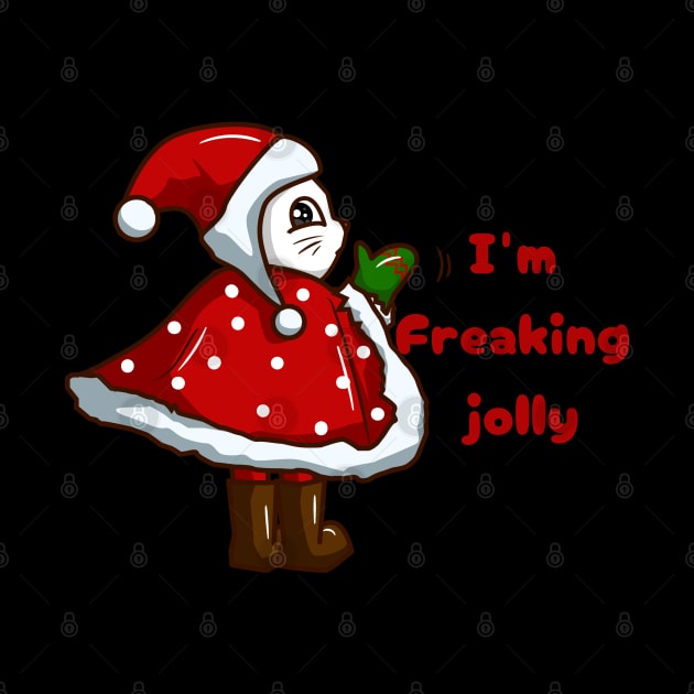 I'm freaking jolly cat Xmas by Artist usha