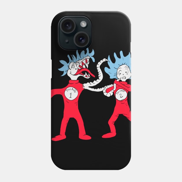 John Carpenter's Thing 1 and Thing 2 Phone Case by StudioBlueFox