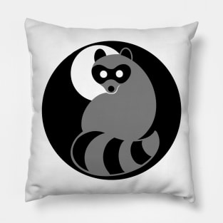 Trash Panda at Night, Trash Panda at Night (any background) Pillow