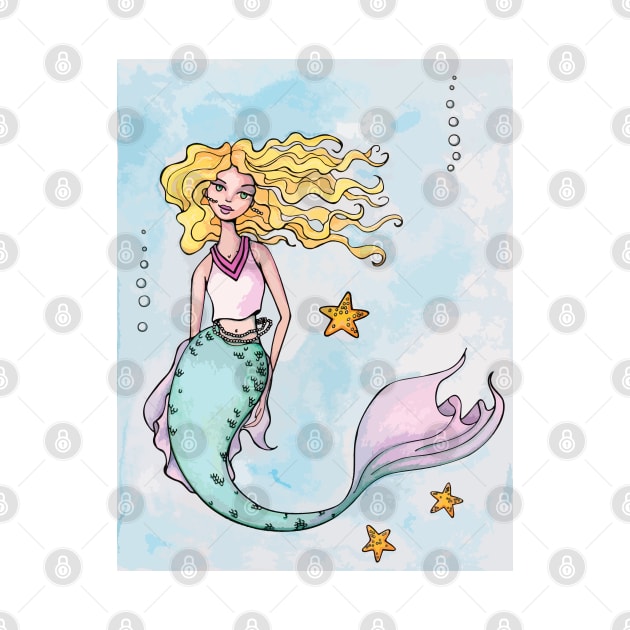 Starfish Mermaid by LittleMissTyne