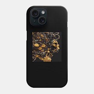 Golden Near Face Goddess Phone Case