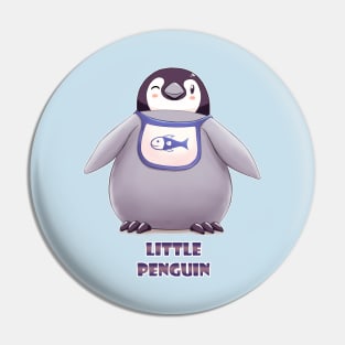 Penguin Ready For Fish (Words) Pin