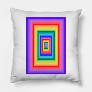 Hypnotic Rainbow Pillow