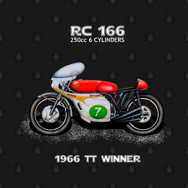 The Awesome 1966 RC 166 6 Motorcycle TT winner Mike the Bike by Motormaniac by MotorManiac