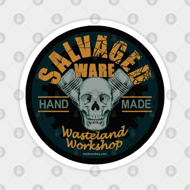 SALVAGED Ware Wasteland Workshop Magnet by SALVAGED Ware