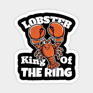Orange Crusher: Lobster Claims Boxing Throne Magnet