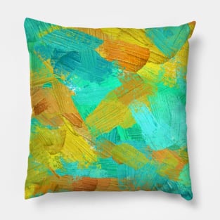 Each Brushstroke Is a Decision Pillow