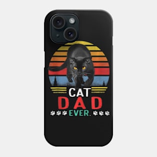 Best Cat Dad Ever Cat Daddy Father Vintage 71 Phone Case