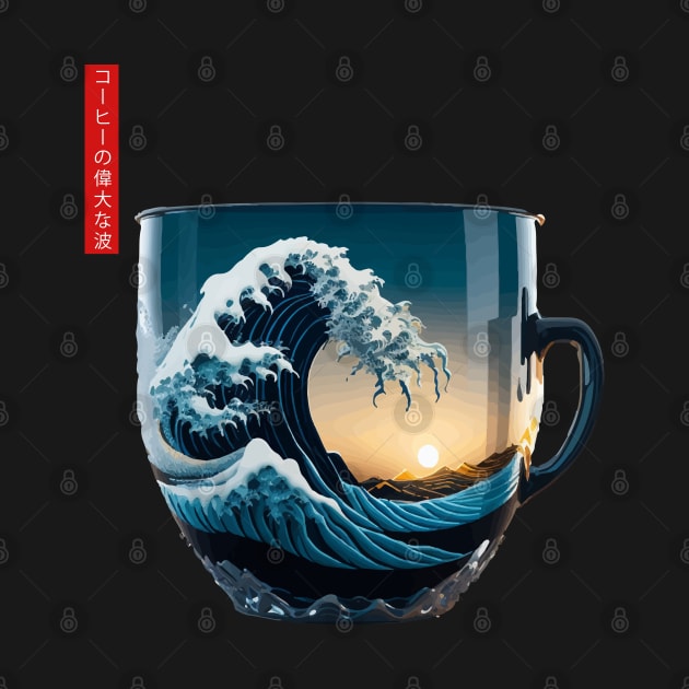 The Great Wave of Coffee by Moulezitouna