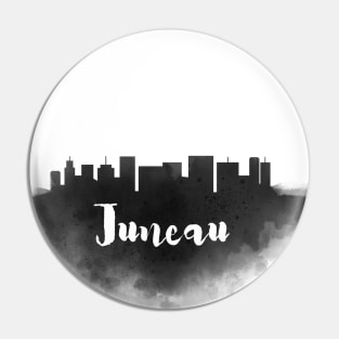 Juneau watercolor Pin