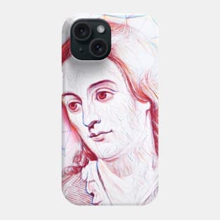 Margaret Fuller Portrait | Margaret Fuller line art Phone Case