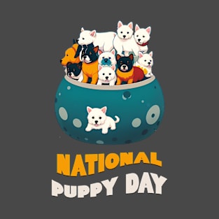 NATIONAL PUPPY DAY T-Shirt