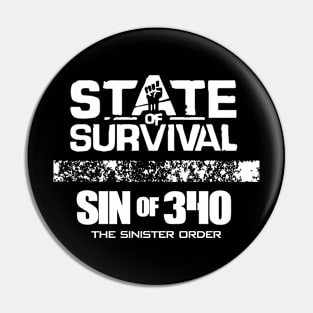 Sin of 340 (The Sinister Order) Pin