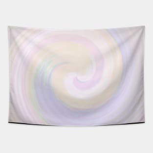 Soft Pastel Colors Swirl Tapestry