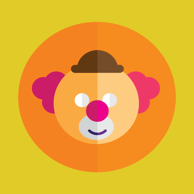 A Minimalist Clown by PatrioTEEism