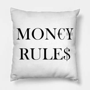 Money Rules Pillow