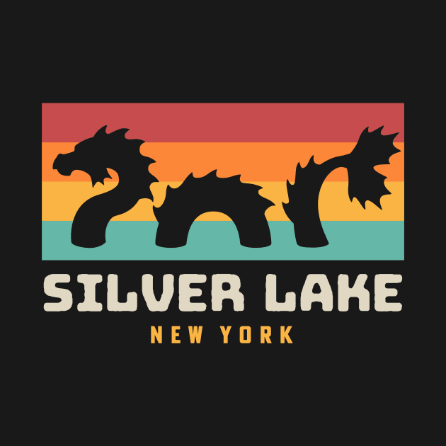 Silver Lake Sea Serpent Lake Monster Letchworth by PodDesignShop