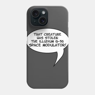 The Illudium Q-36 Space Modulator Phone Case