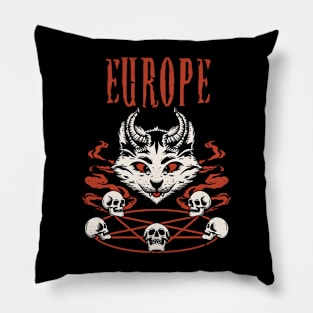 europe catanism Pillow