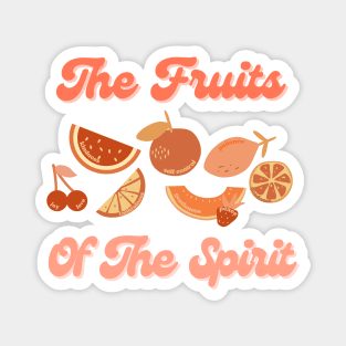 The Fruits of The Spirit - Christian Bible Verse Design Magnet