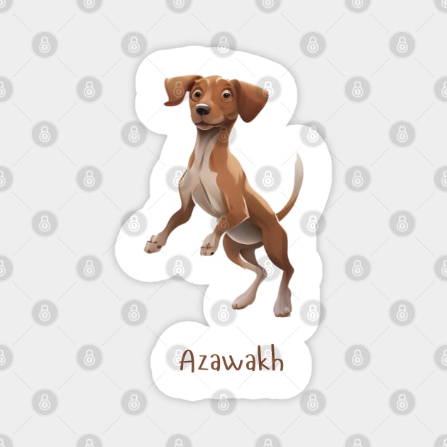 Azawakh Magnet by Schizarty