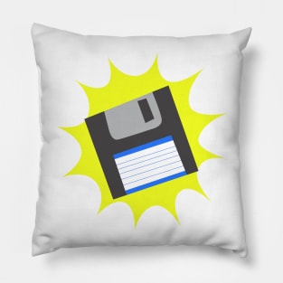 floppy disk love Pillow