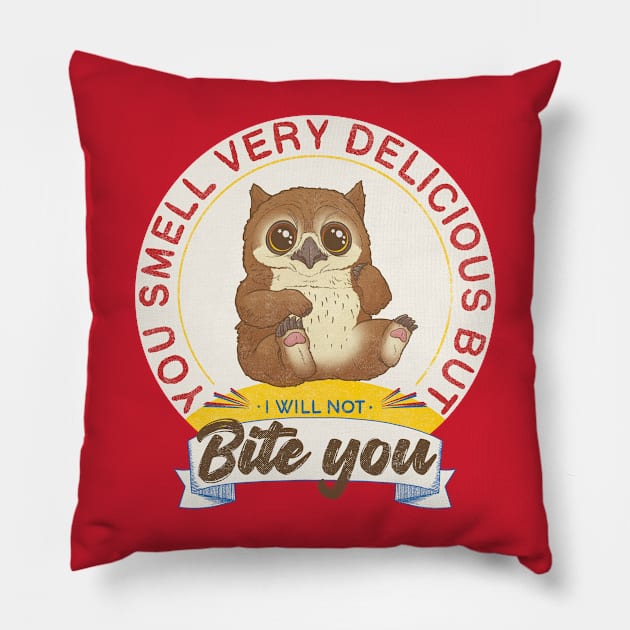 Owlbear Bite Pillow by Maxx Slow