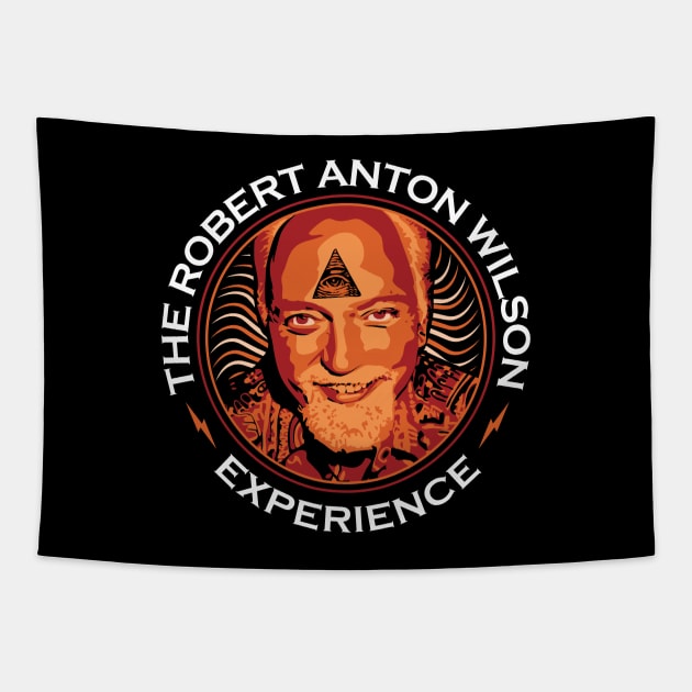 Robert Anton Wilson Experience Tapestry by Benny Bearproof