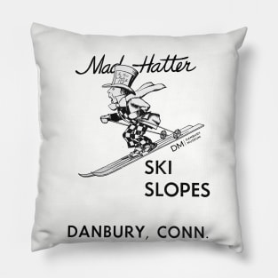 Mad Hatter Ski Slopes Pillow