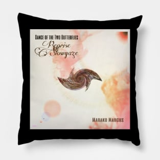 Dance of the Two Butterflies Reprise Album Cover Art Minimalist Square Designs Marako + Marcus The Anjo Project Band Pillow