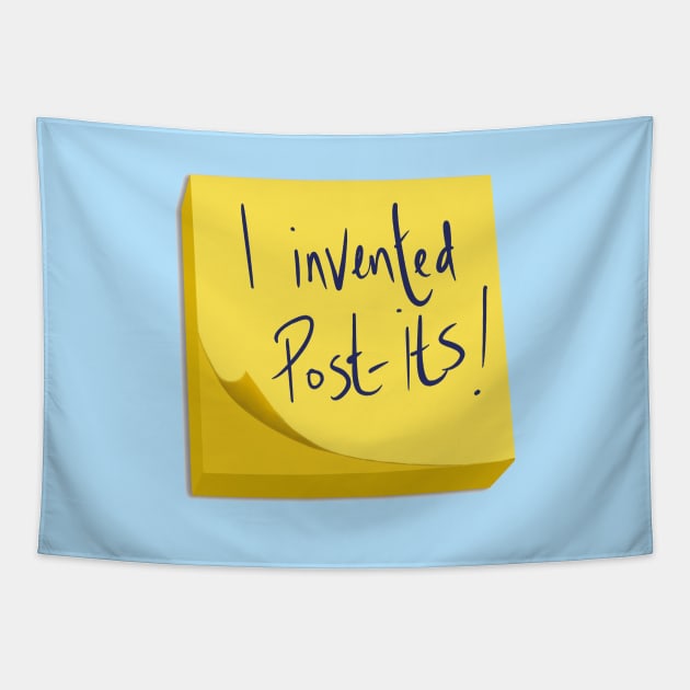 I Invented Post-its! Tapestry by BiteYourGranny