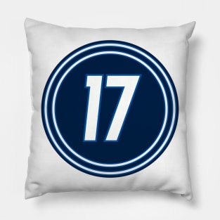 Adam Lowry Number 17 Jersey Winnipeg Jets Inspired Pillow