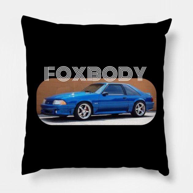 FOXBODY Pillow by Cult Classics