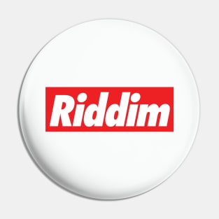 Riddim Dubstep Reggae Dancehall DJ Gift Pin