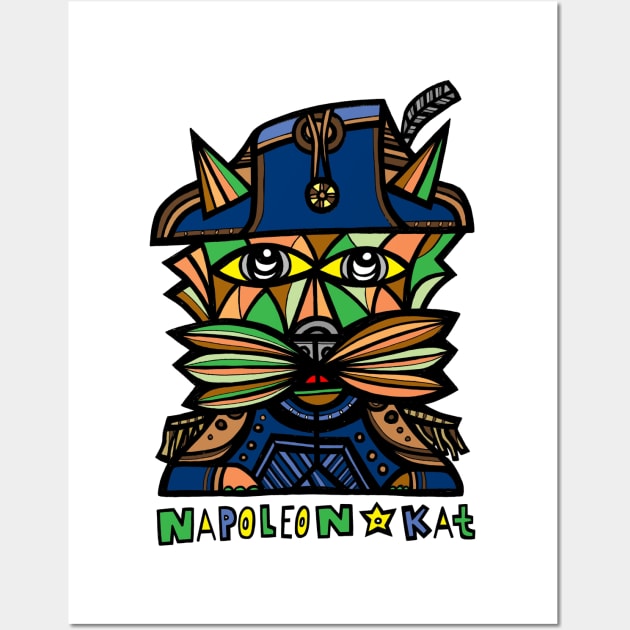 Napoleon Kat Wall Art by The BuddaKats