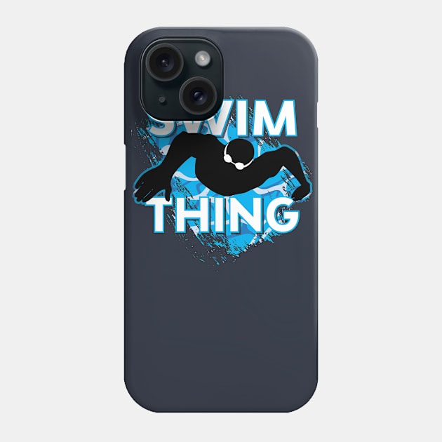 Swim Pool Swim Thing Phone Case by atomguy