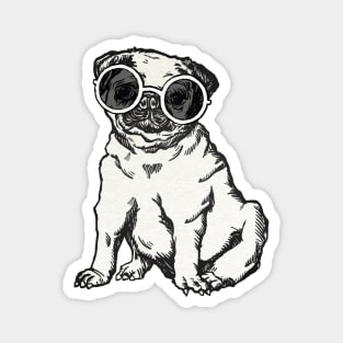 Cool Pug Magnet