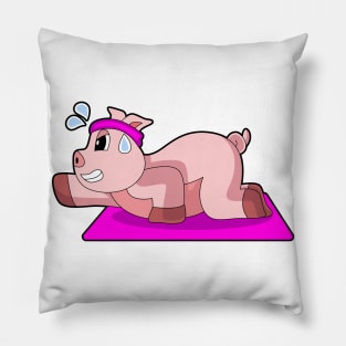 Pig Yoga Gymnastics Pillow