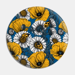 The meadow in yellow and blue Pin