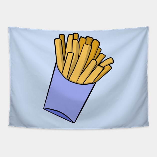 Fast Food French Fries Tapestry by DiegoCarvalho