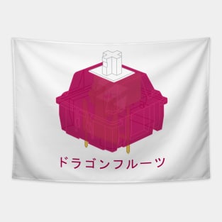 Dragonfruit Mechanical Keyboard Cherry MX Switch with Japanese Writing Tapestry