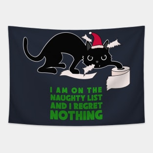 Naughty list regret nothing Tapestry